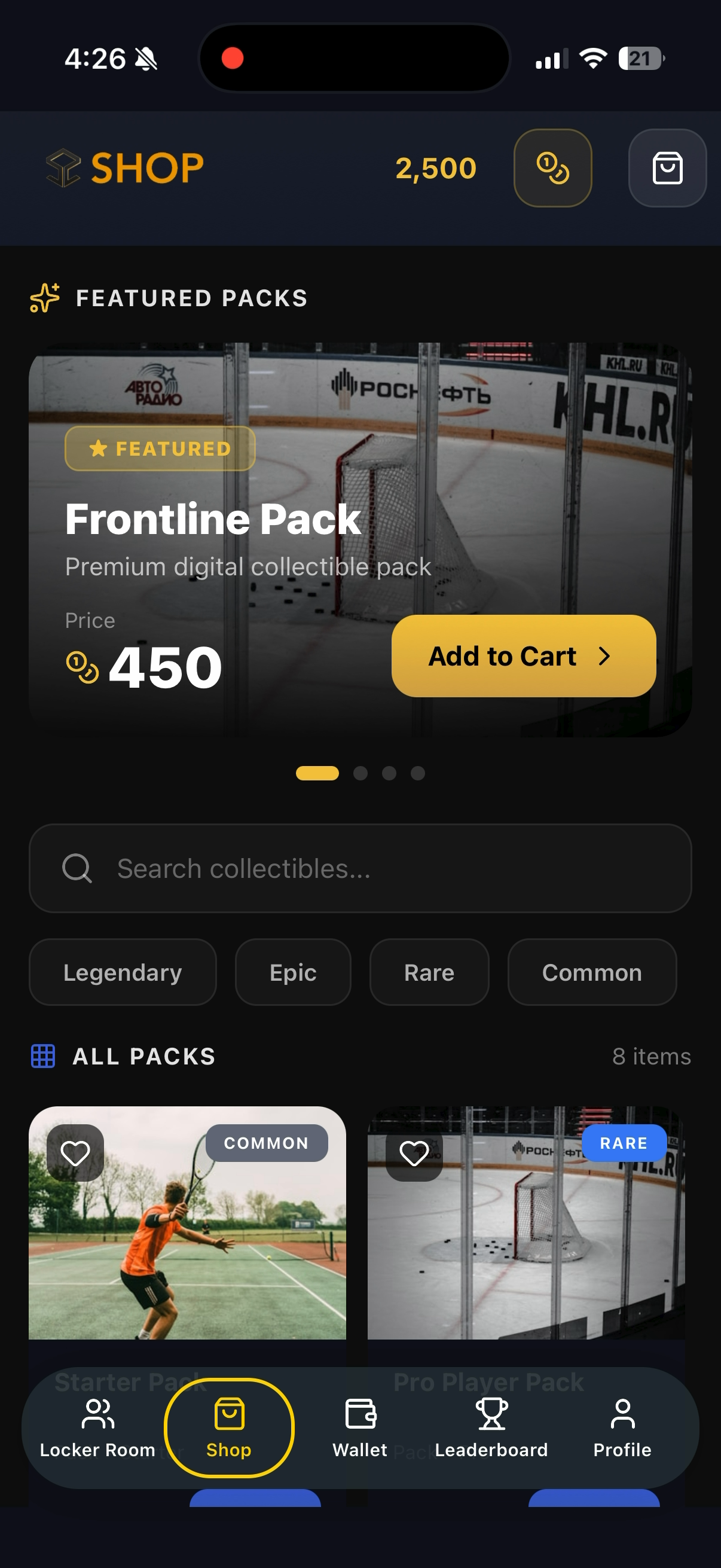 Digital Collectibles — screen 1