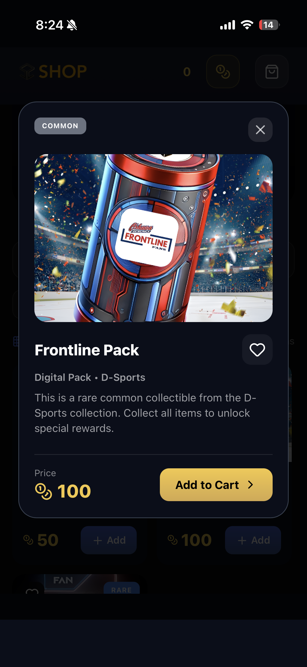 Digital Collectibles — screen 2